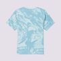 Camiseta-Manga-Corta-Azul-Marble-Ss-Niños-Vans