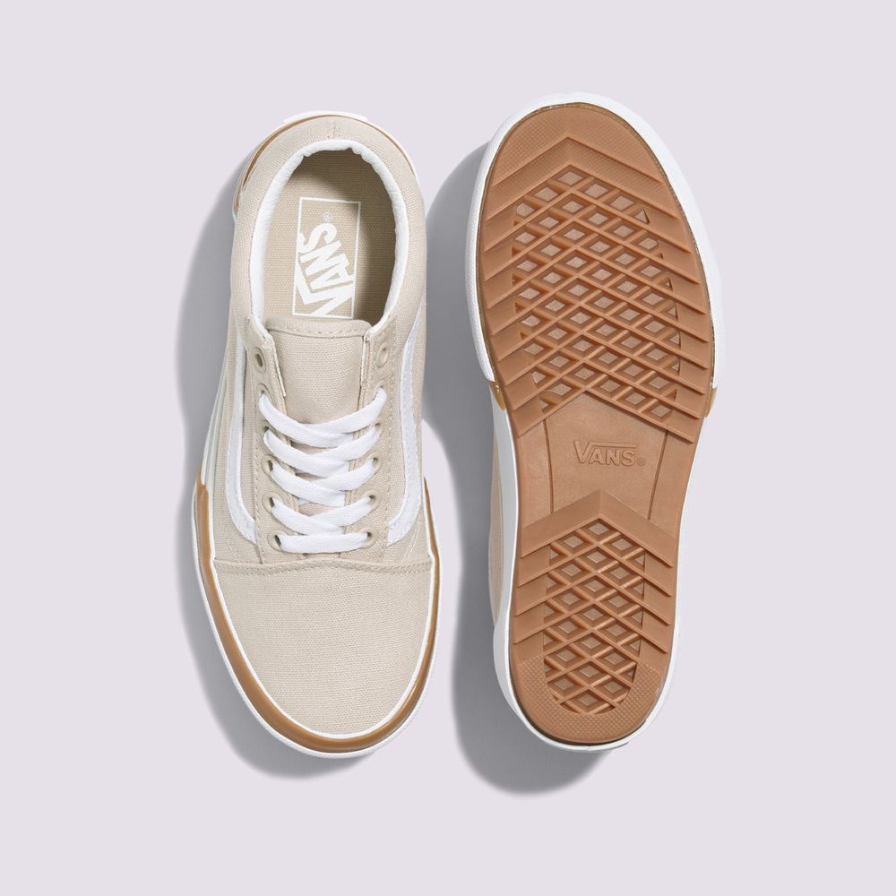 Compra Tenis Clásicos De Plataforma Beige Old Skool en Vans Colombia ...