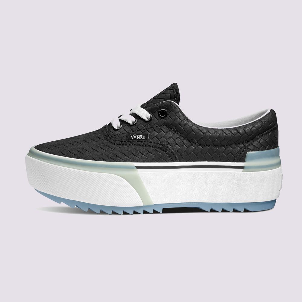 Tenis-Clasicos-De-Plataforma-Negros-Era-Vans