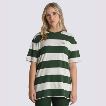 Camiseta-Manga-Corta-Verde-Comfycush-Stripe-Knit-Hombre-Vans