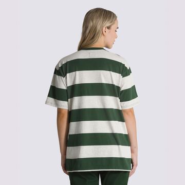 Camiseta-Manga-Corta-Verde-Comfycush-Stripe-Knit-Hombre-Vans