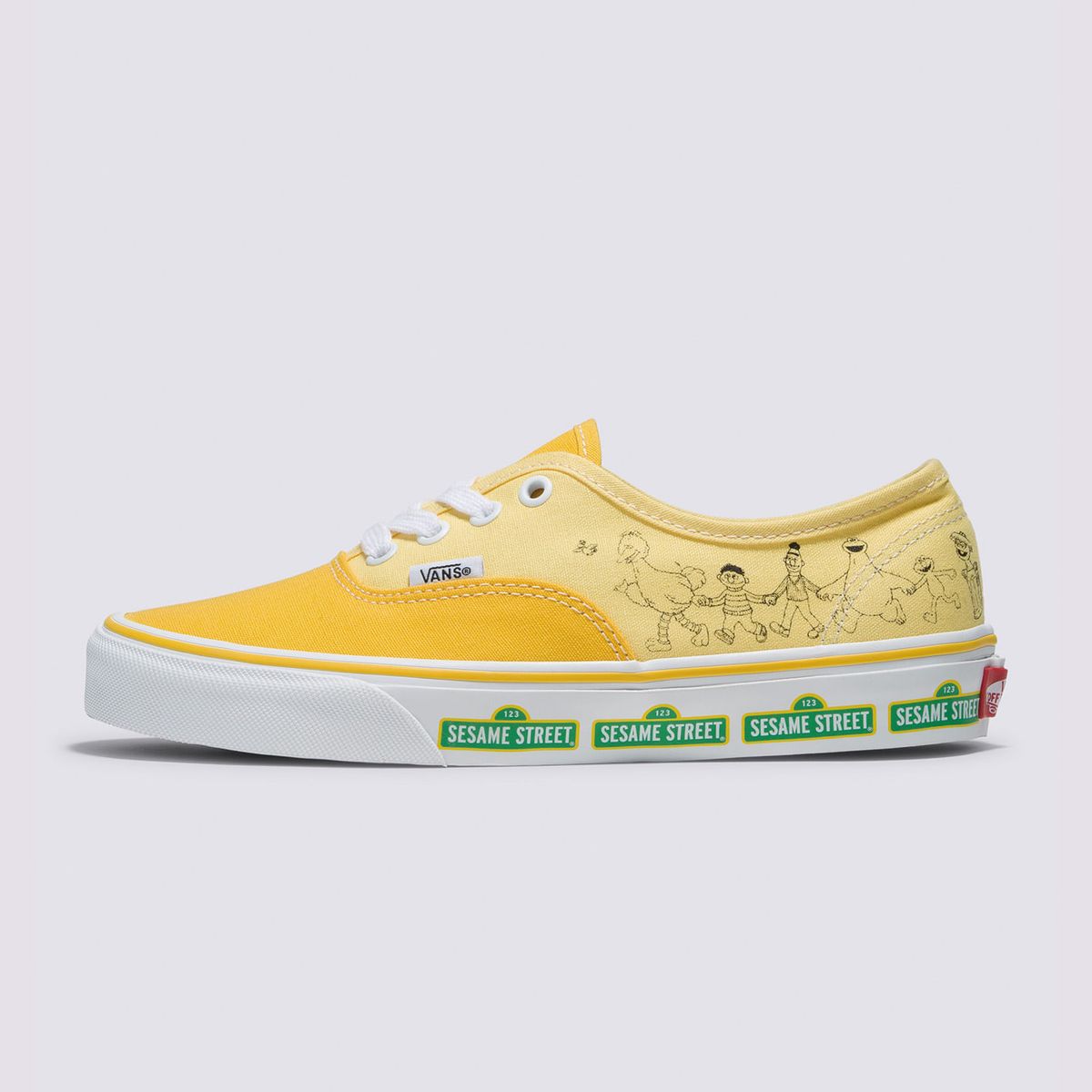 Compra Tenis Cl sicos Amarillos Authentic Plaza Sesamo en Vans