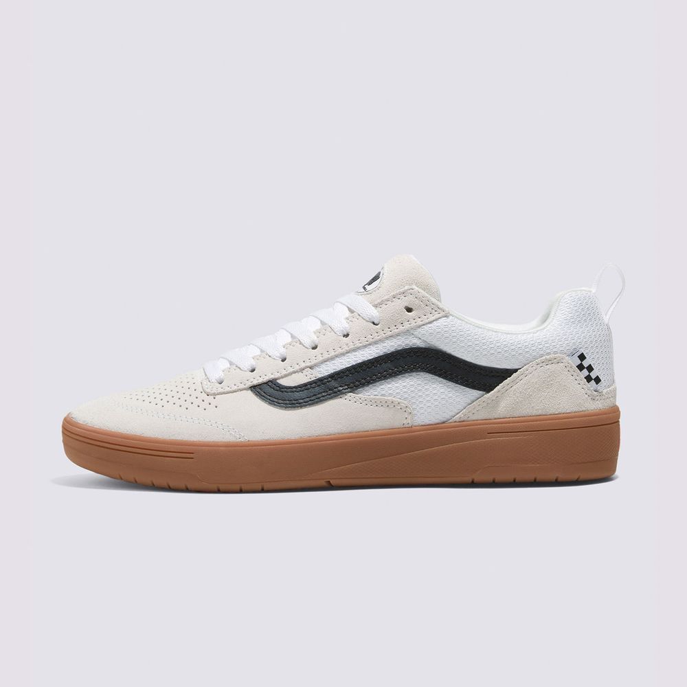 Tenis-Skate-Suela-De-Goma-Blancos-Zahba-Vans