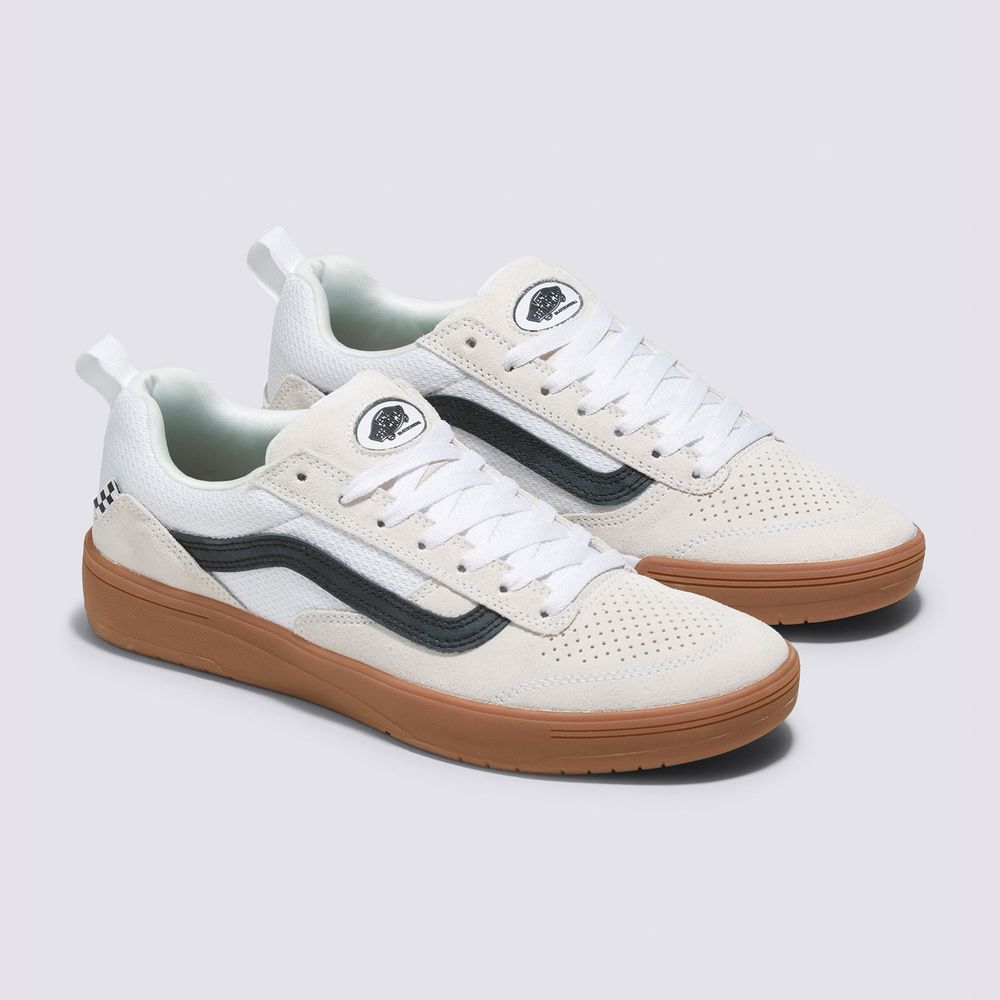 Tenis-Skate-Suela-De-Goma-Blancos-Zahba-Vans