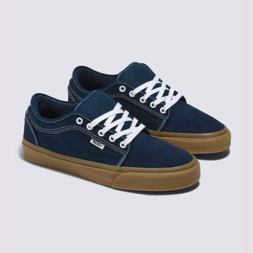 Vans azules suela online marron