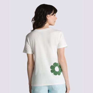 Camiseta-Manga-Corta-Blanca-Oversized-Floral-Mujer-Vans