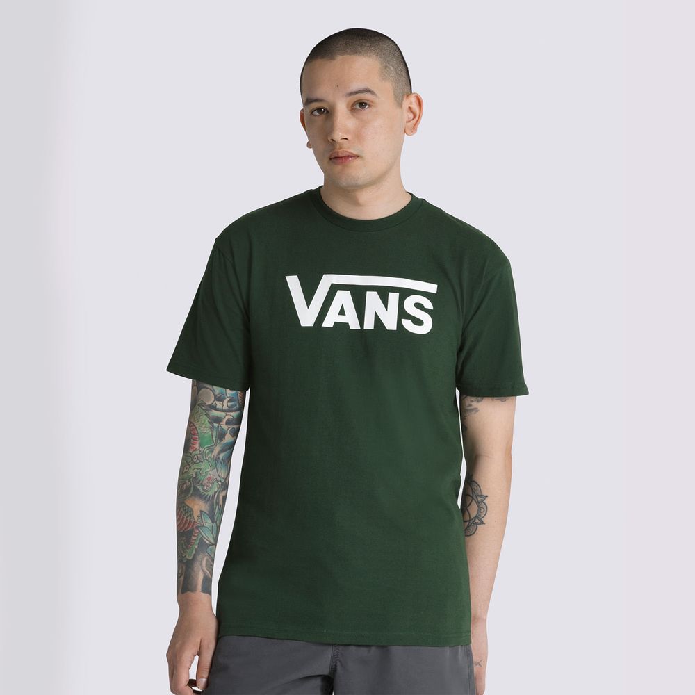 Camiseta-Clasica-Verde-Classic-Hombre-Vans