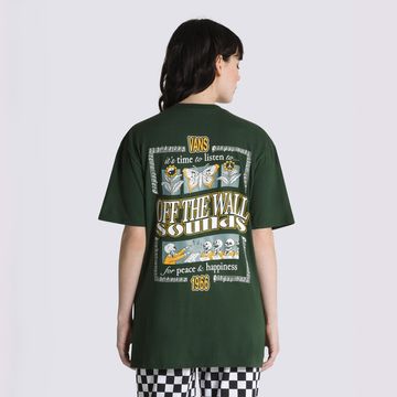 Camiseta-Manga-Corta-Verde-Off-The-Wall-Sounds-Hombre-Vans