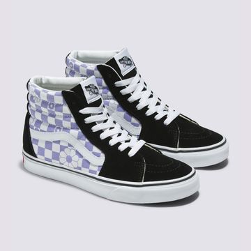 Tenis-Bota-Clasicos-Negros-Sk8-Hi-Checkerboard-Vans