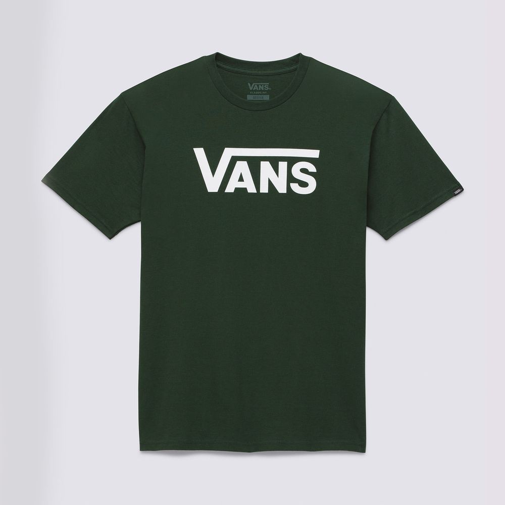 Camiseta-Clasica-Verde-Classic-Hombre-Vans