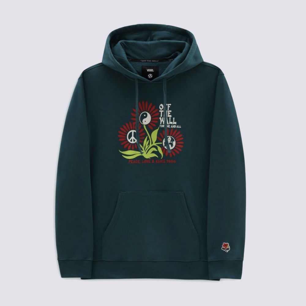 Buzo-De-Capucha-Verde-In-Our-Hands-Po-Hombre-Vans