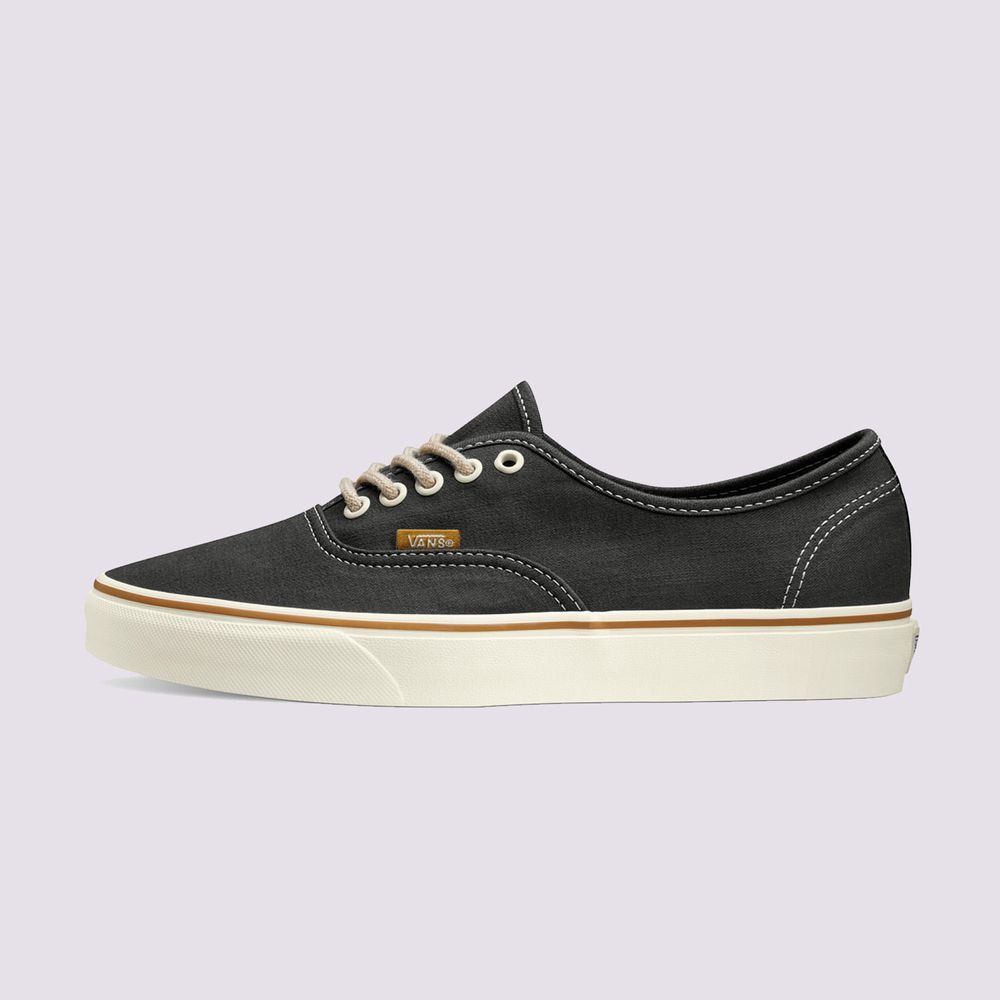 Tenis-Clasicos-Negros-Authentic-Checkrboard-Vans-Talla--9.5M