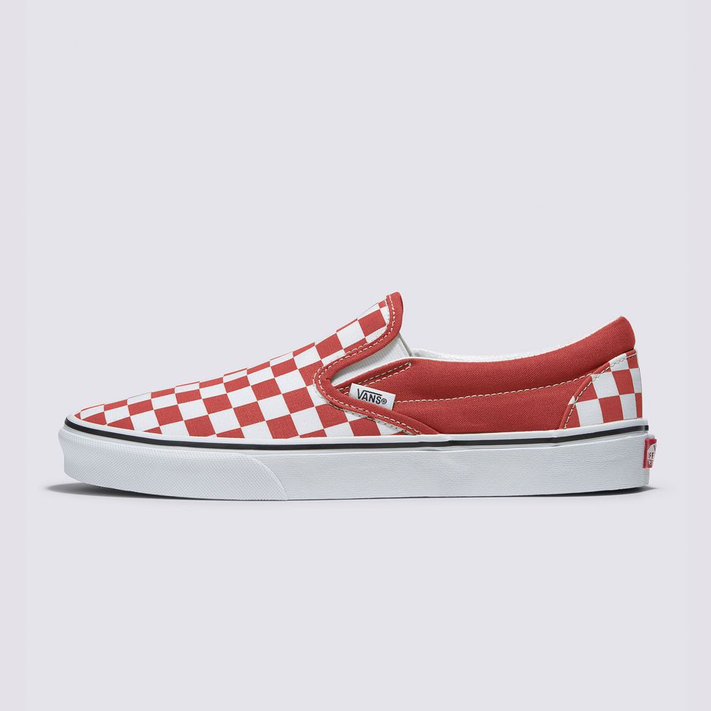 Vans clasicos clearance rojos