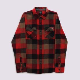 Camiseta-Manga-Larga-Roja-Box-Flannel-Hombre-Vans