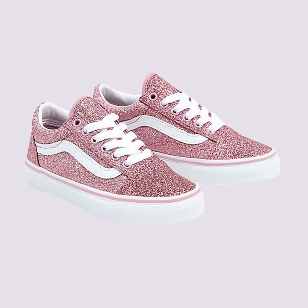 Vans rosas outlet brillantes