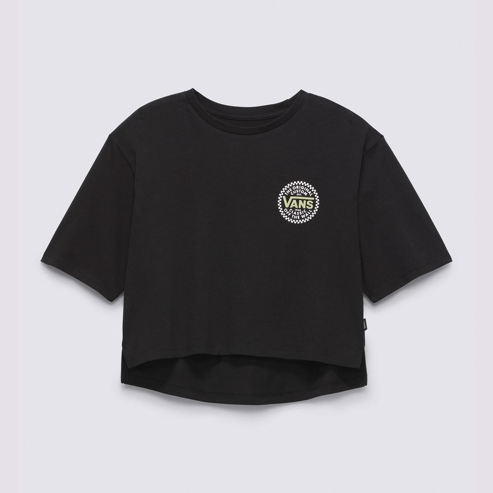 Camiseta-Clasica-Negra-Classic-Prochected-Ss-Crop-Mujer-Vans