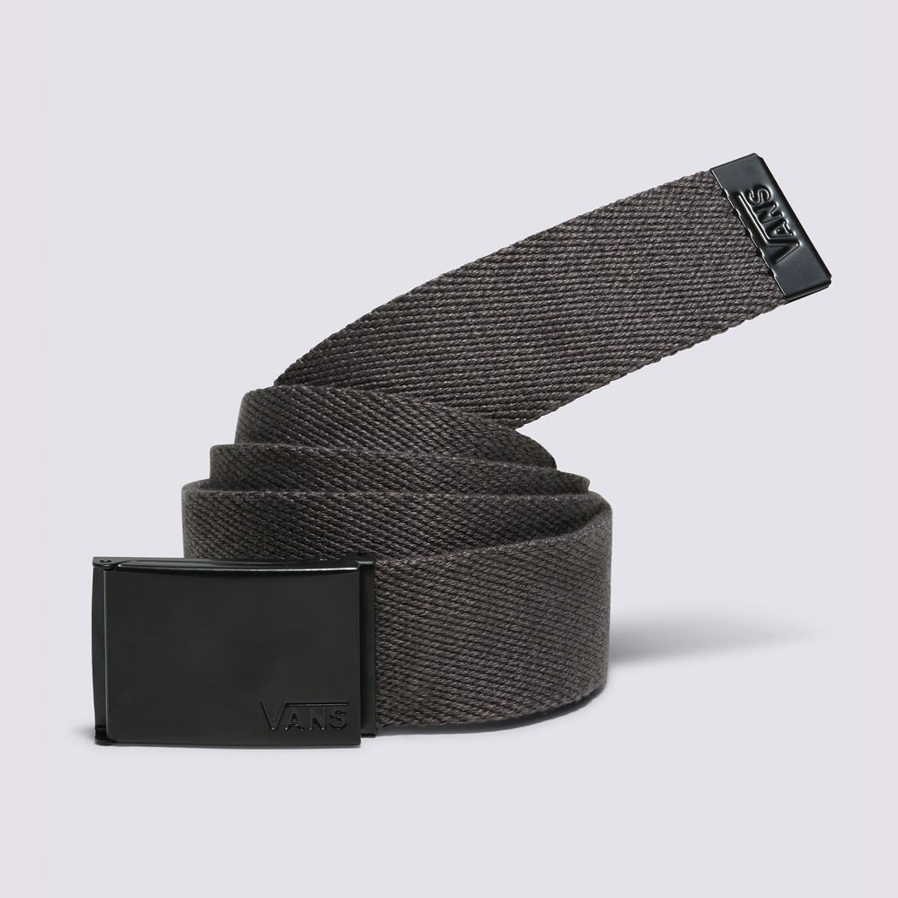 Cinturon-Ajustable-Gris-Deppster-Ii-Web-Belt-Hombre-Vans