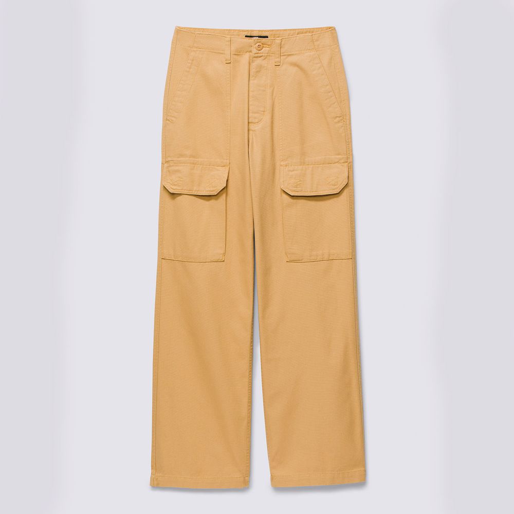 Pantalon-Marron-Arroyo-Wide-Leg-Cargo-Mujer-Vans