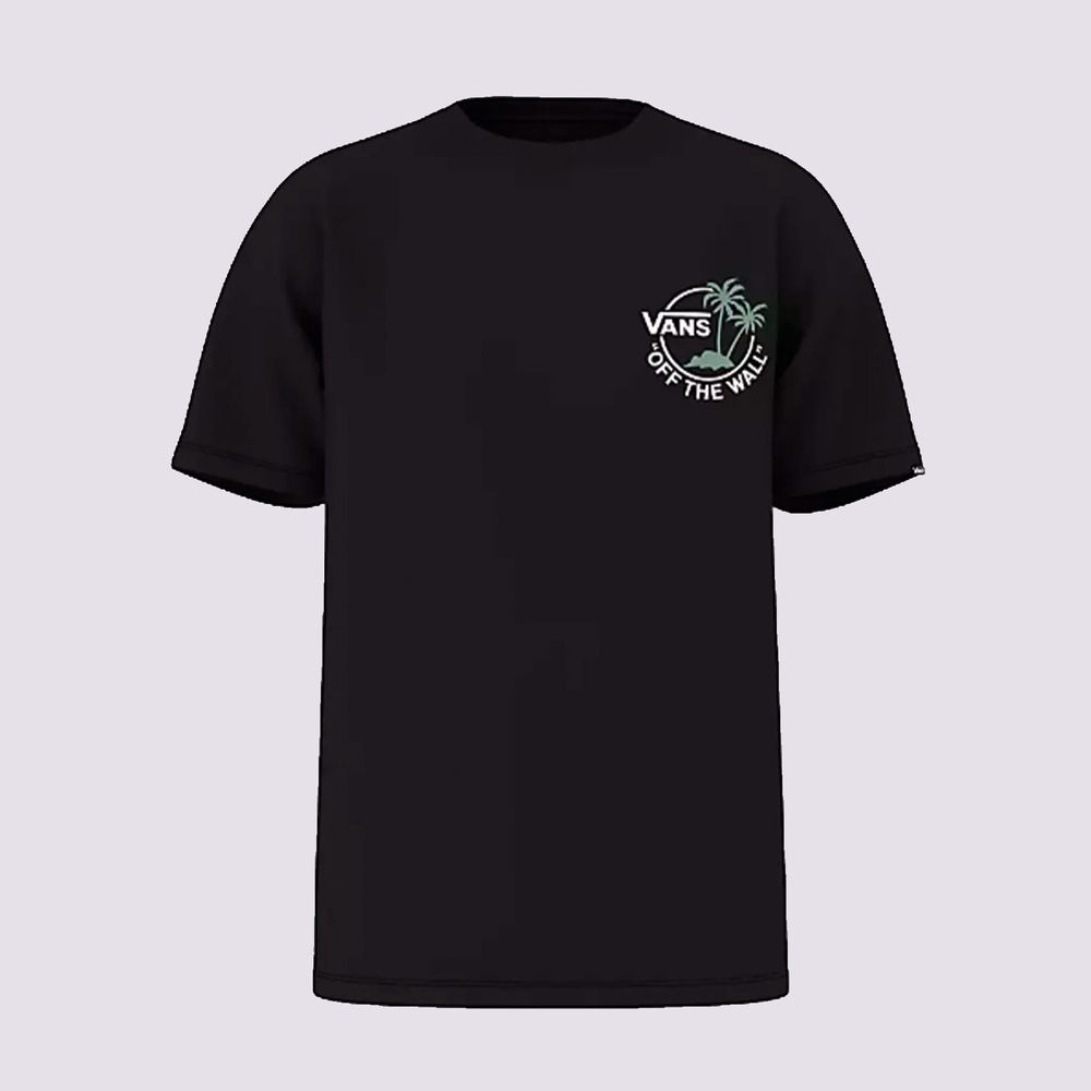 Camiseta-Manga-Corta-Negra-Mini-Dual-Palm-Hombre-Vans
