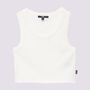 Camiseta-Crop-Top-Blanca-Drew-Rib-Tank-Mujer-Vans