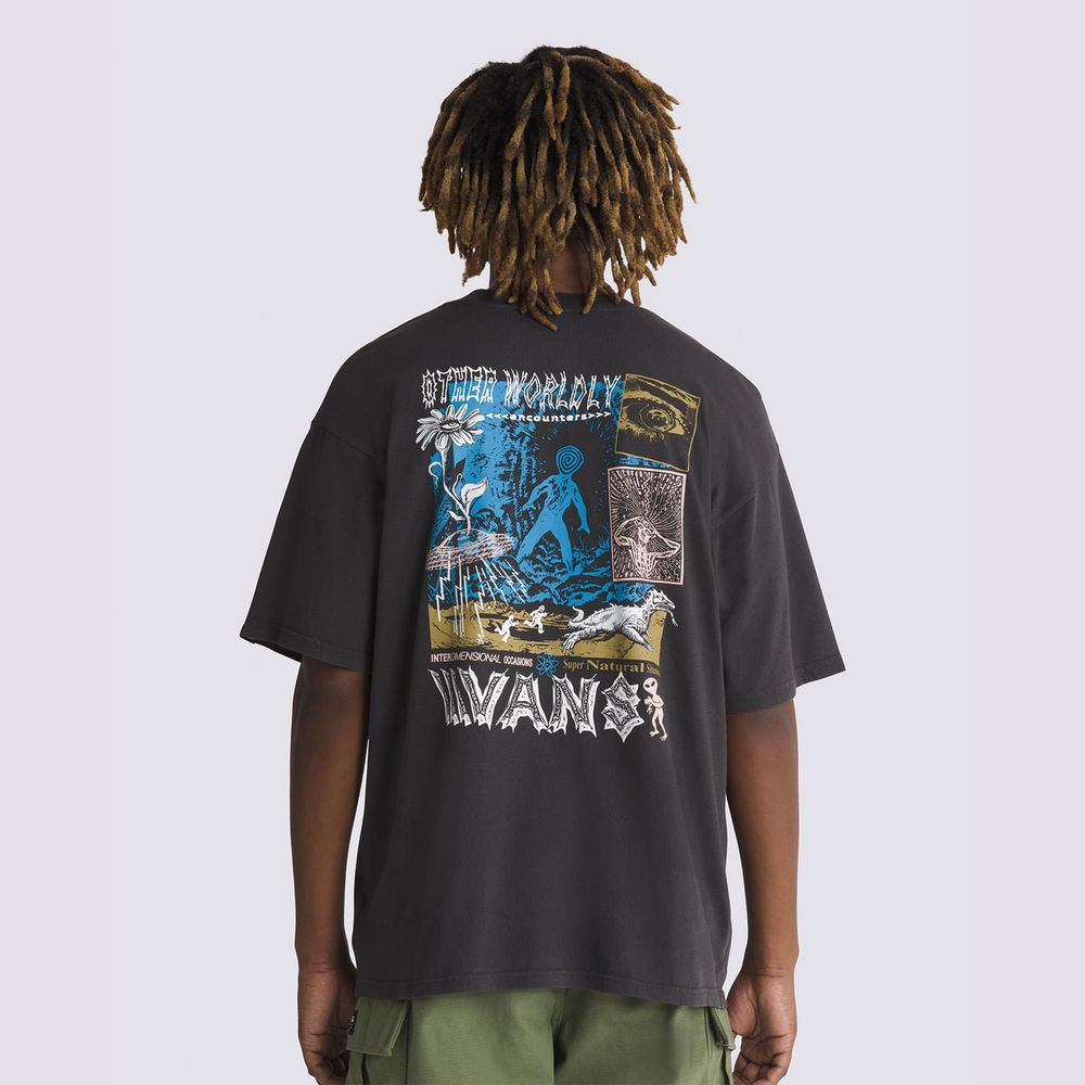 Camiseta-Manga-Corta-Negra-Vans-Encounter-Ss-Tee-Hombre-Vans