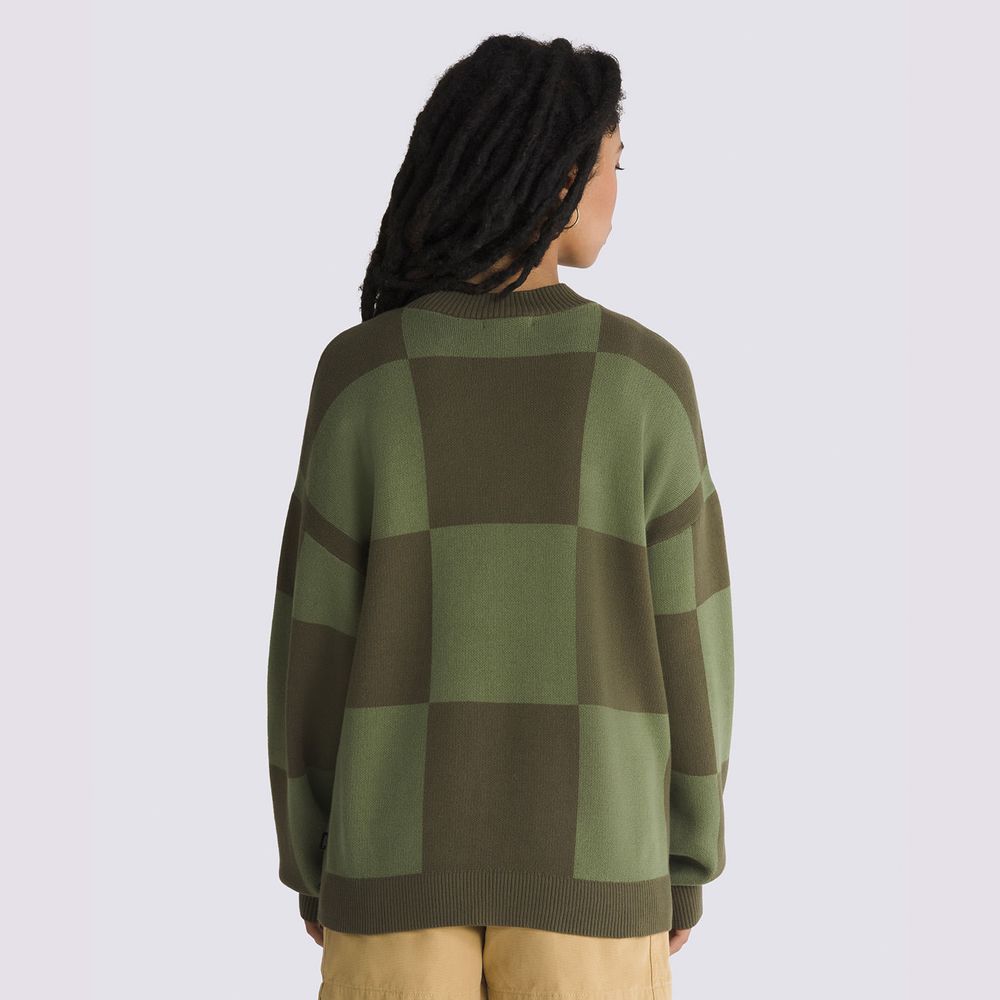 Buzo-Cuello-Redondo-Verde-Vortex-Sweater-Mujer-Vans