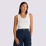 Camiseta-Crop-Top-Blanca-Drew-Rib-Tank-Mujer-Vans