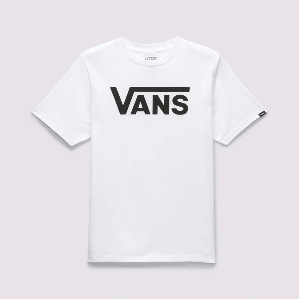 Camiseta-Manga-Corta-Blanca-Vans-Classic-Niños