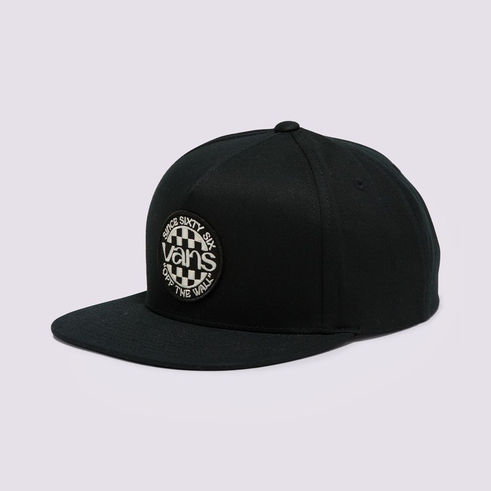 Compra Gorra Negra Vans Circle Snapback Hombre en Vans Colombia Tienda Oficial Vans