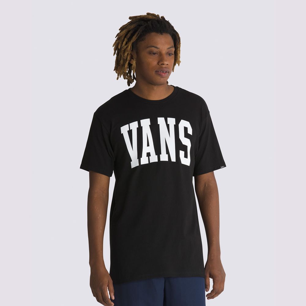 Camiseta-Manga-Corta-Negra-Vans-Arched-Ss-Tee-Hombre-Vans