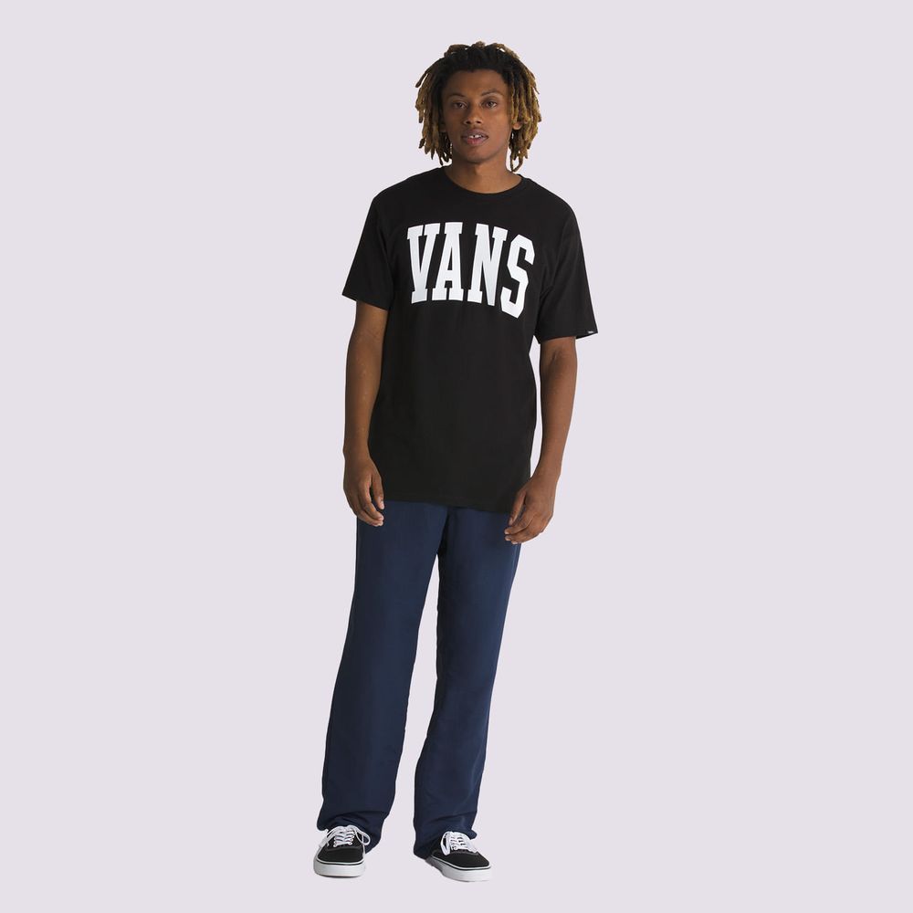 Camiseta-Manga-Corta-Negra-Vans-Arched-Ss-Tee-Hombre-Vans