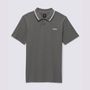Camiseta-Manga-Corta-Gris-Halecrest-Polo-Shirt-Hombre-Vans