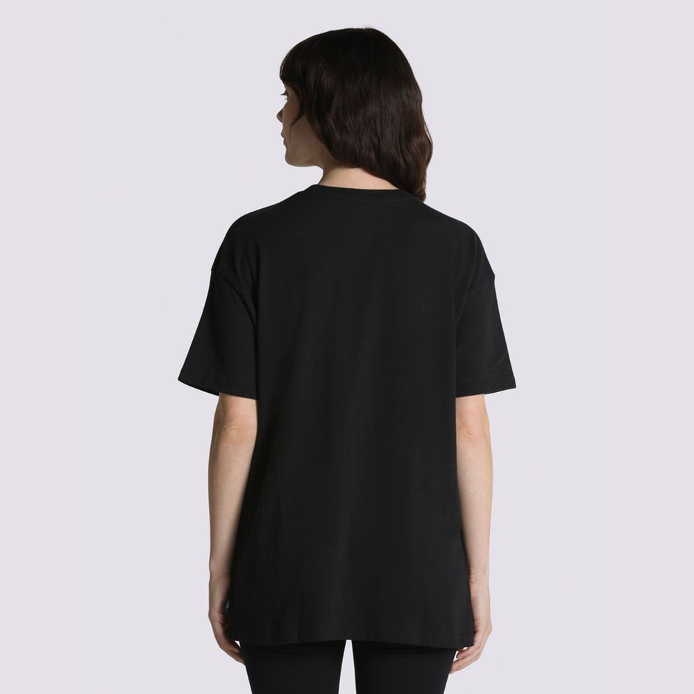 Camiseta-Negra-Flying-V-Oversized-Mujer-Vans