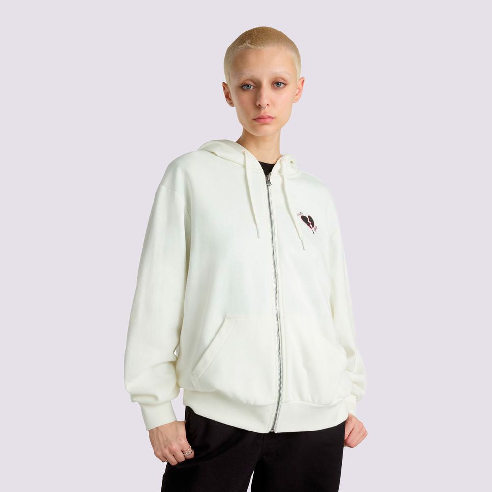 Buzo-Con-Cremallera-Blanco-Broken-Hearts-Blousant-Mujer-Vans