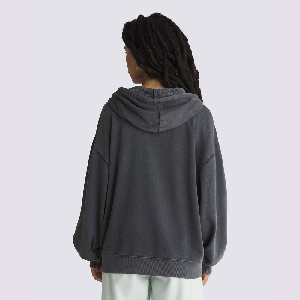 Buzo-Con-Cremallera-Negro-Everyday-Os-Zip-Hoodie-Mujer-Vans