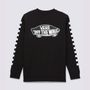 Buzo-Cuello-Redondo-Negro-Exposition-Check-Crew-Niños-Vans