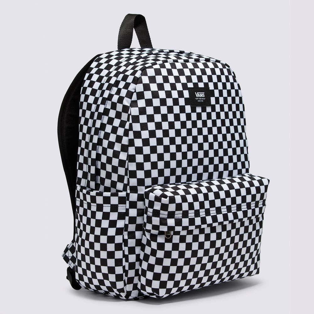 Morral-Clasico-Negro-Old-Skool-Check-Backpack-Hombre-Vans