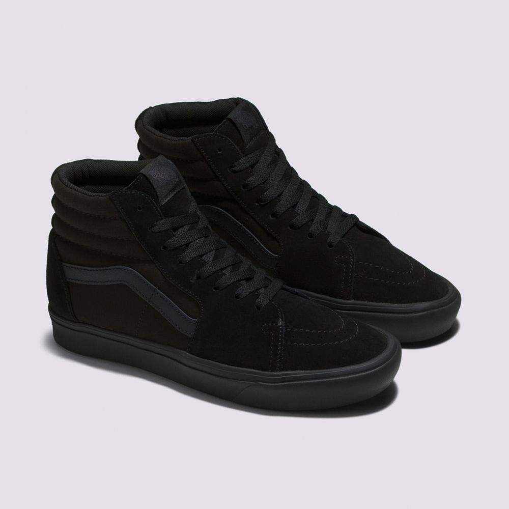 Tenis-Bota-Clasicos-Negros-Comfy-Sk8-Hi-Vans