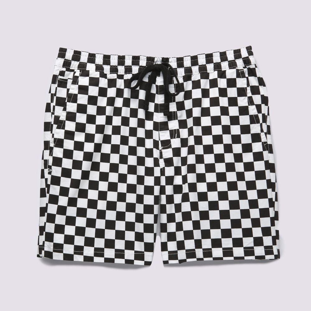 Short-De-Algodon-Negro-Range-Relaxed-Checker-Hombre-Vans