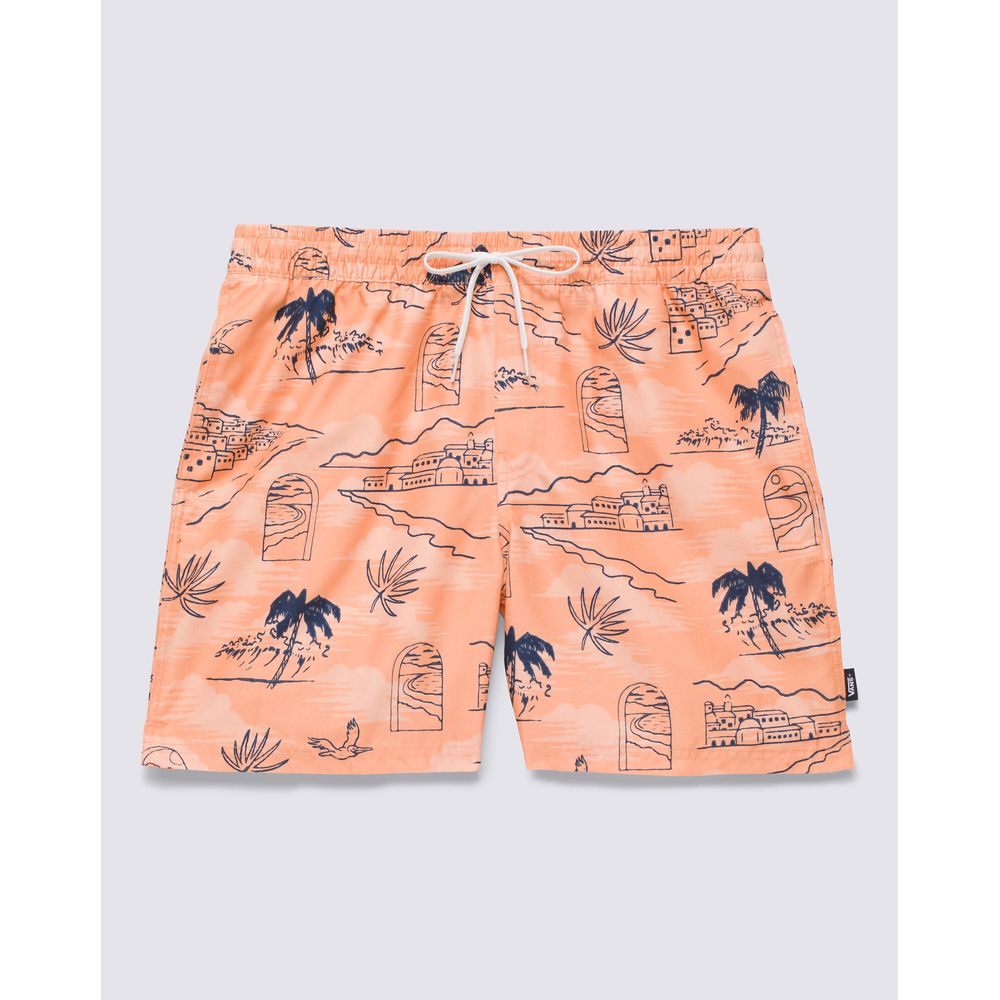 Short-Elastico-Naranja-Primary-Print-Elastic-Hombre-Vans