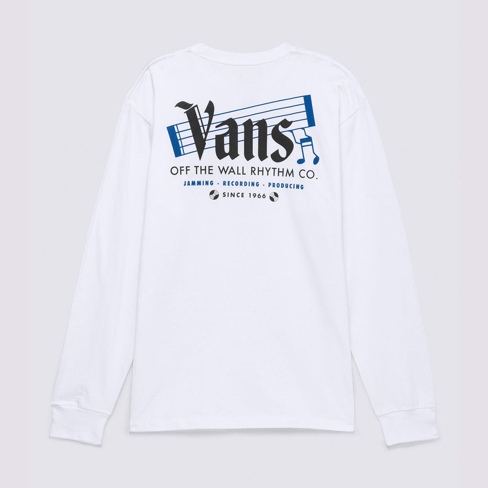 Camiseta-Manga-Larga-Off-The-Wall-Rhythm-Logo-Ls-Tee-Blanco-Hombre-Vans
