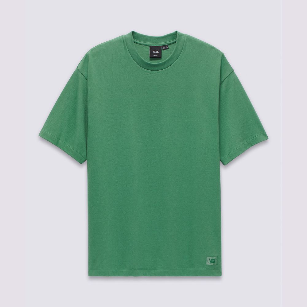 Camiseta-Manga-Corta-Verde-Premium-Ss-Hombre-Vans