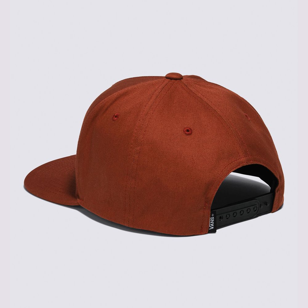 Gorra-Ajustable-Roja-Full-Patch-Snapback-Hombre-Vans