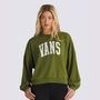 Buzo-Cuello-Redondo-Verde-Stadium-Loose-Crew-Mujer-Vans