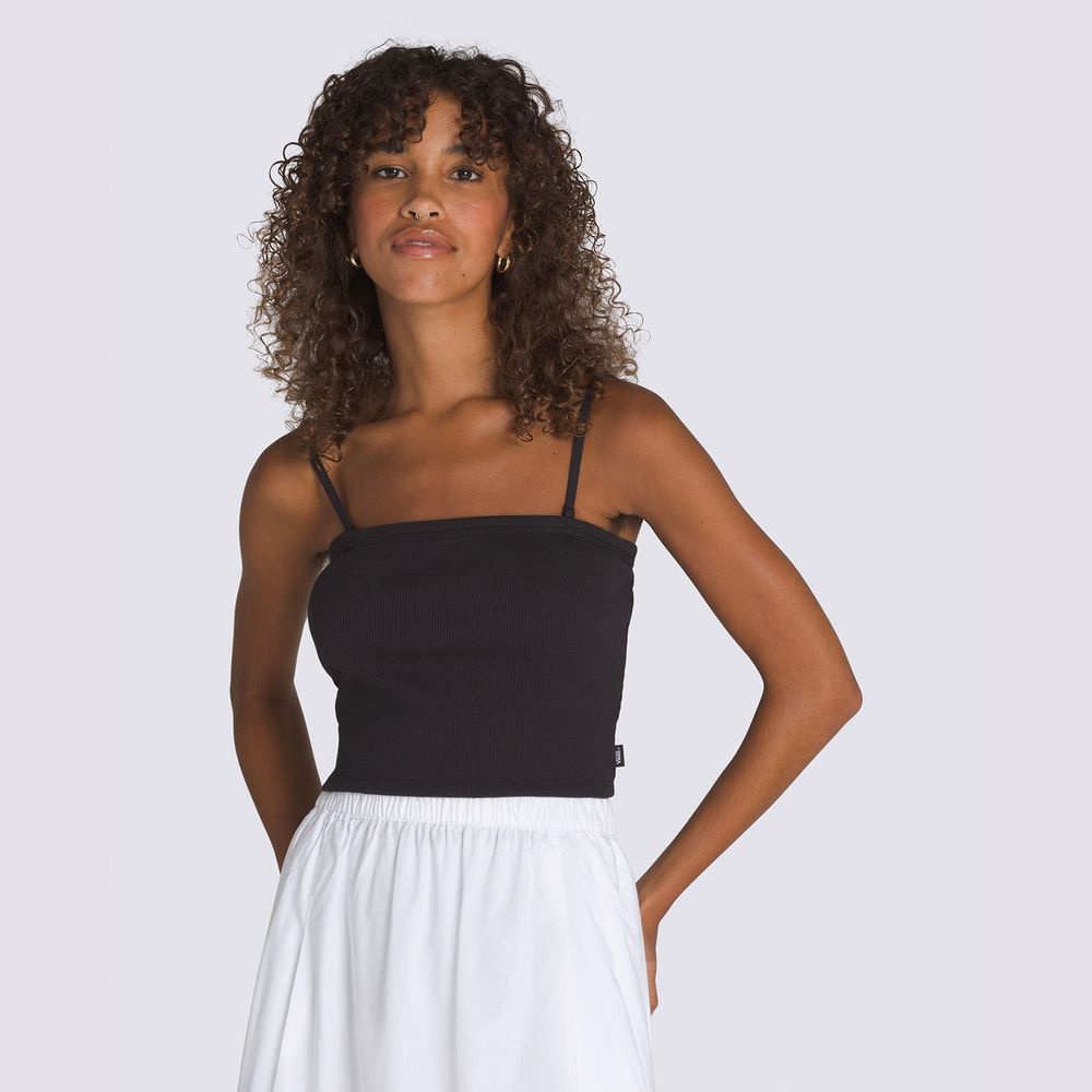 Blusa-Negra-Drew-Rib-Tube-Top-Mujer-Vans