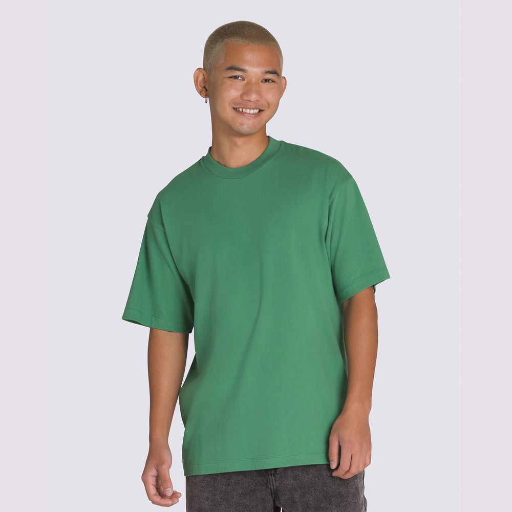 Camiseta-Manga-Corta-Verde-Premium-Ss-Hombre-Vans