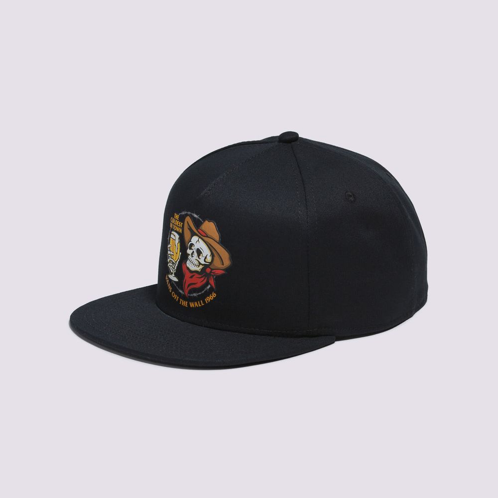 Gorra-Ajustable-Negra-Coldest-In-Town-Snapback-Hombre-Vans